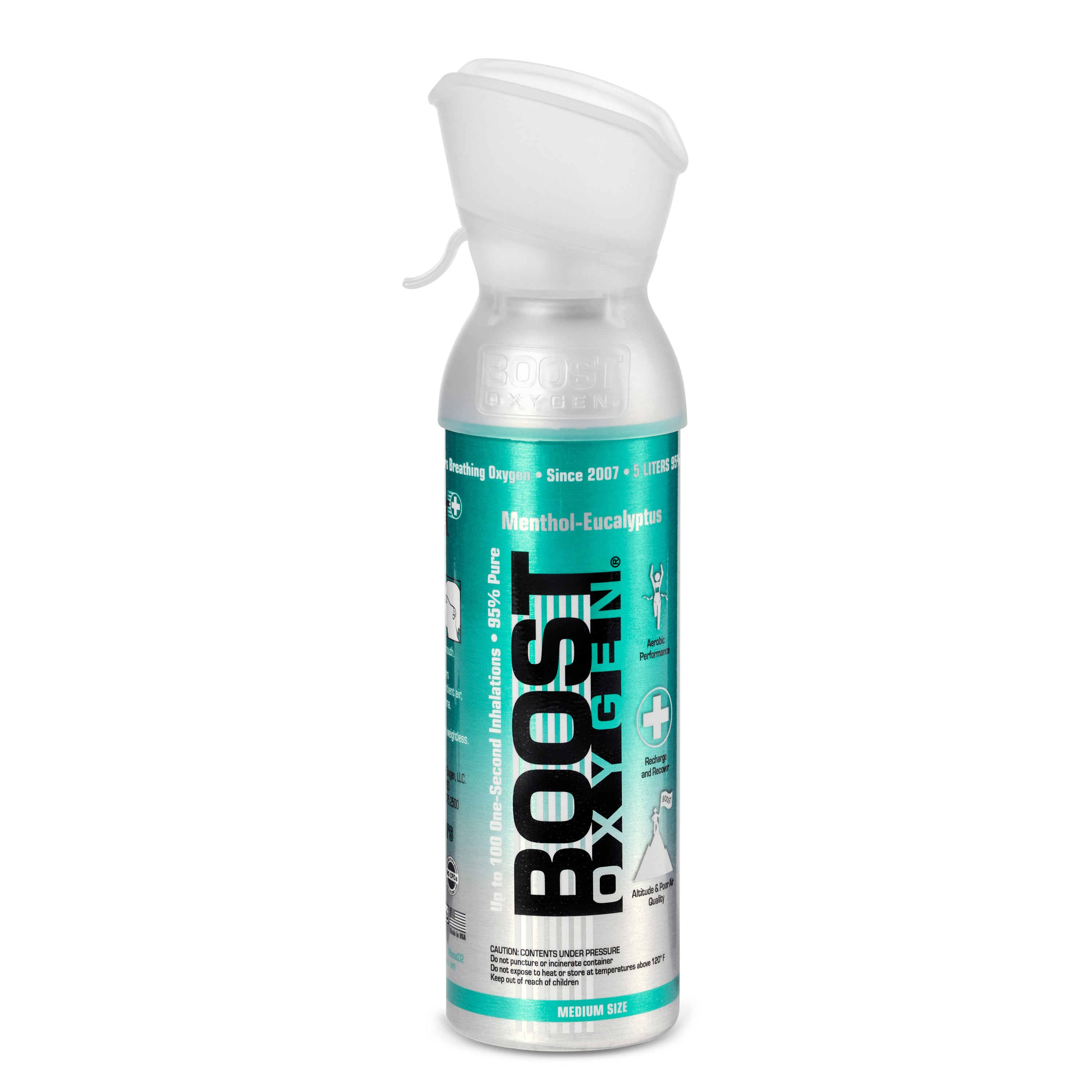 Boost Oxygen 3 Liter Portable Pocket Sized Canister w/ 5 Liter and 10 Liter Cans