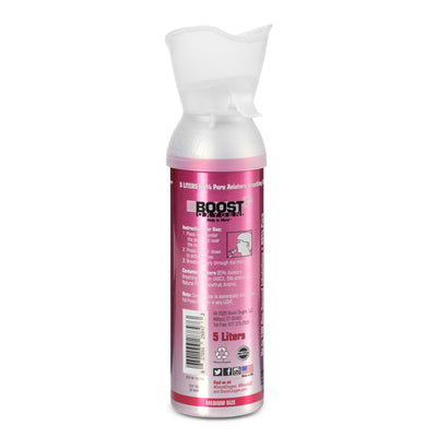 Boost Oxygen Natural 5 Liter Pure Oxygen Canister, Pink Grapefruit (3 Pack) - VMInnovations
