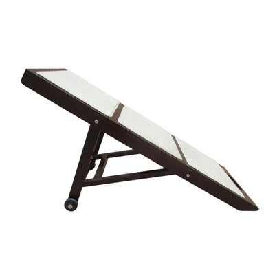 Merry Products Collapsible Adjustable 33.5" Dog Cat Ramp Step Stairs (Open Box)