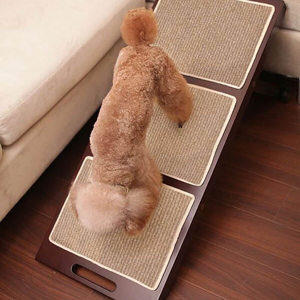 Merry Products Collapsible Adjustable 33.5" Dog Cat Ramp Step Stairs (Open Box)