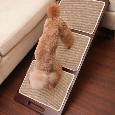 Merry Products Collapsible Adjustable 33.5" Dog Cat Ramp Step Stairs (Open Box)