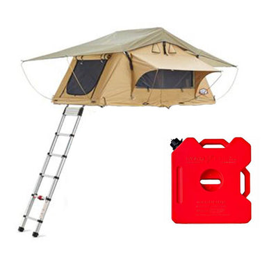 Tepui Tents Ayer Explorer 2 Person Car Roof Top Tent & 3 Gallon Gas Container