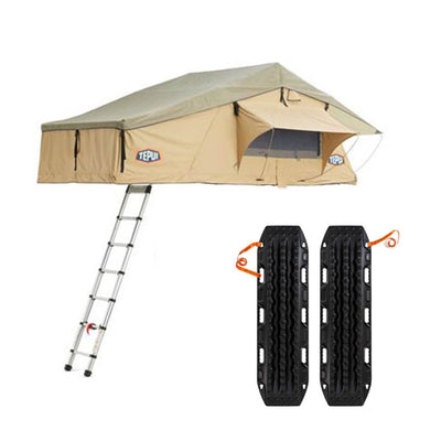 Tepui Tents Explorer Autana XL 4 Person Roof Top Tent & MAXTRAX Recovery Device