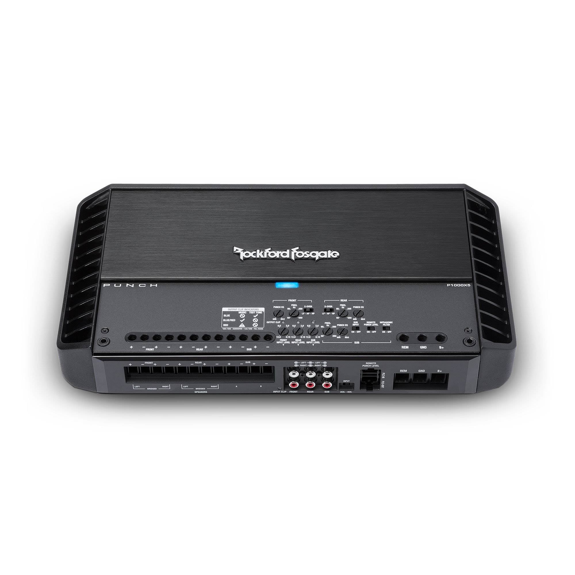 Rockford Fosgate Punch 1,000 Watt Class BD 5 Channel Car Amplifier Amp(Open Box)