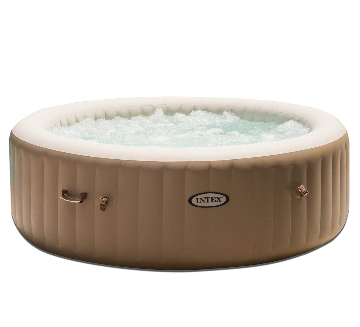 Intex Pure Spa 6-Person Inflatable Portable Bubble Jet Hot Tub with Chemical Kit