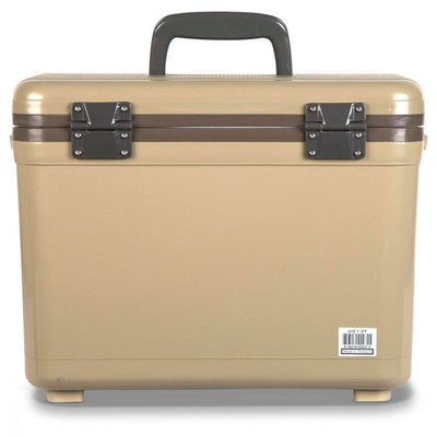 Engel 13-Quart Lightweight Dry Box Cooler w/ Shoulder Strap, Tan (Used)
