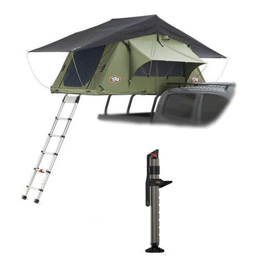 Tepui Kukenam Ruggedized Sky 3 Person Outdoor Roof Top Tent & Hydraulic Jack