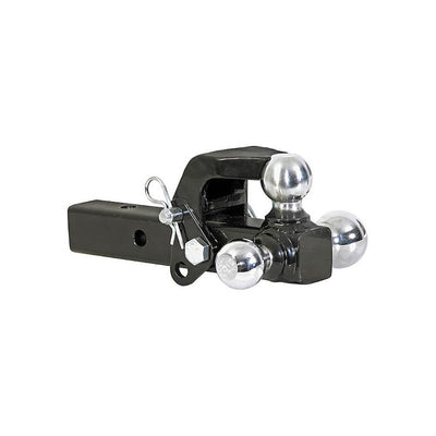 Buyers Products Chrome Welded Steel Three Ball Trailer Hitch With Pintle Hook