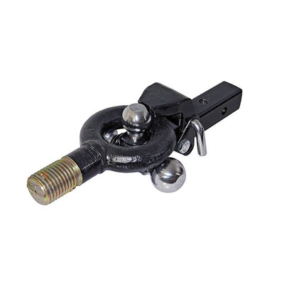 Buyers Products Chrome Welded Steel Three Ball Trailer Hitch With Pintle Hook