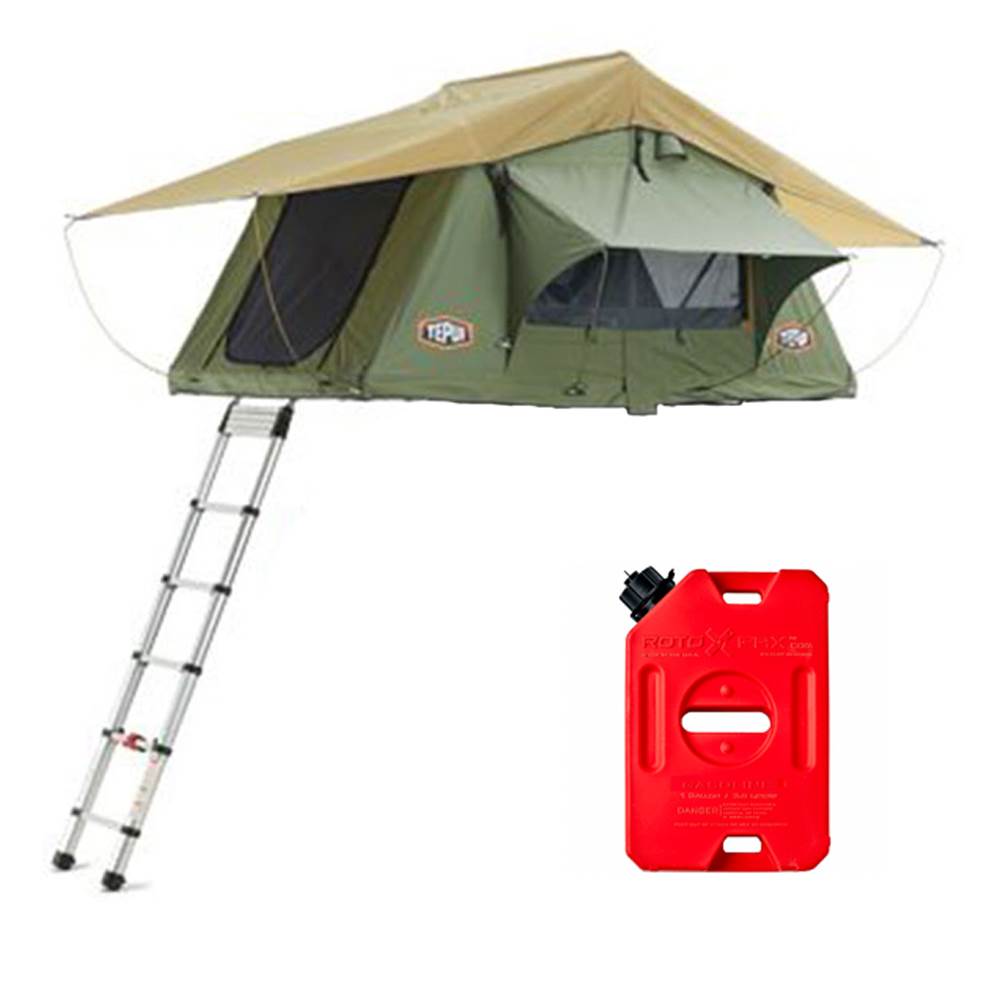 Tepui Explorer Kukenam 3 Person Car Camp Roof Top Tent & 1 Gallon Gas Container