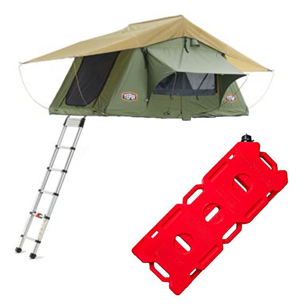Tepui Explorer Kukenam 3 Person Car Camp Roof Top Tent & 4 Gallon Gas Container