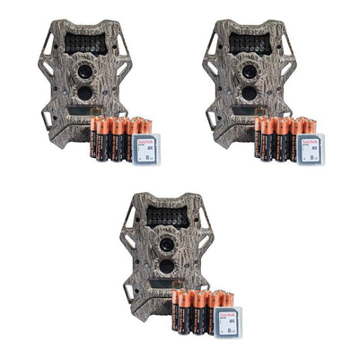 Wildgame Innovations Cloak 14 14MP IR Hunting Game Deer Trail Camera (3 Pack)