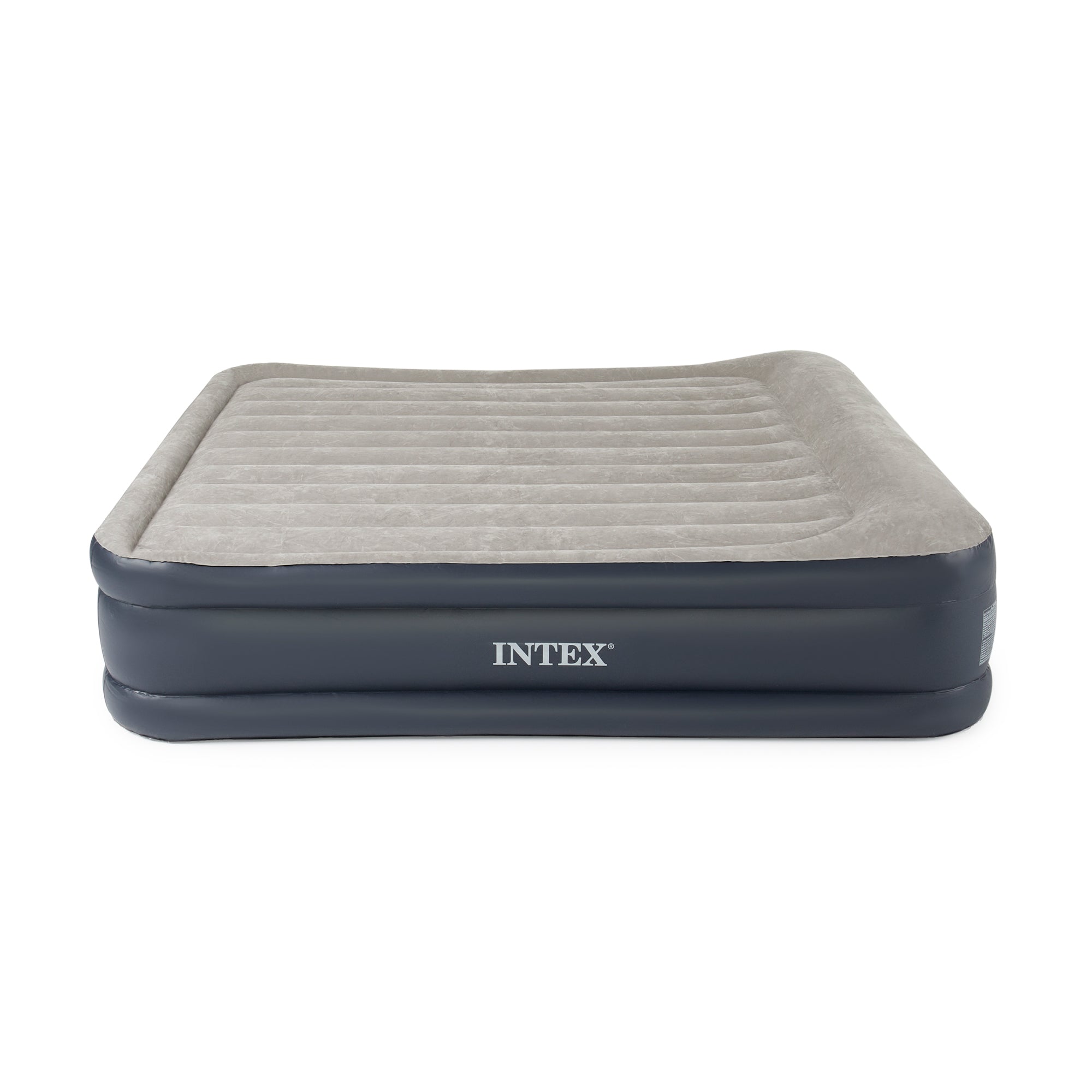 Intex 16.5 Inch Deluxe Inflatable Air Mattress w/ Built In Pump, King (Open Box)