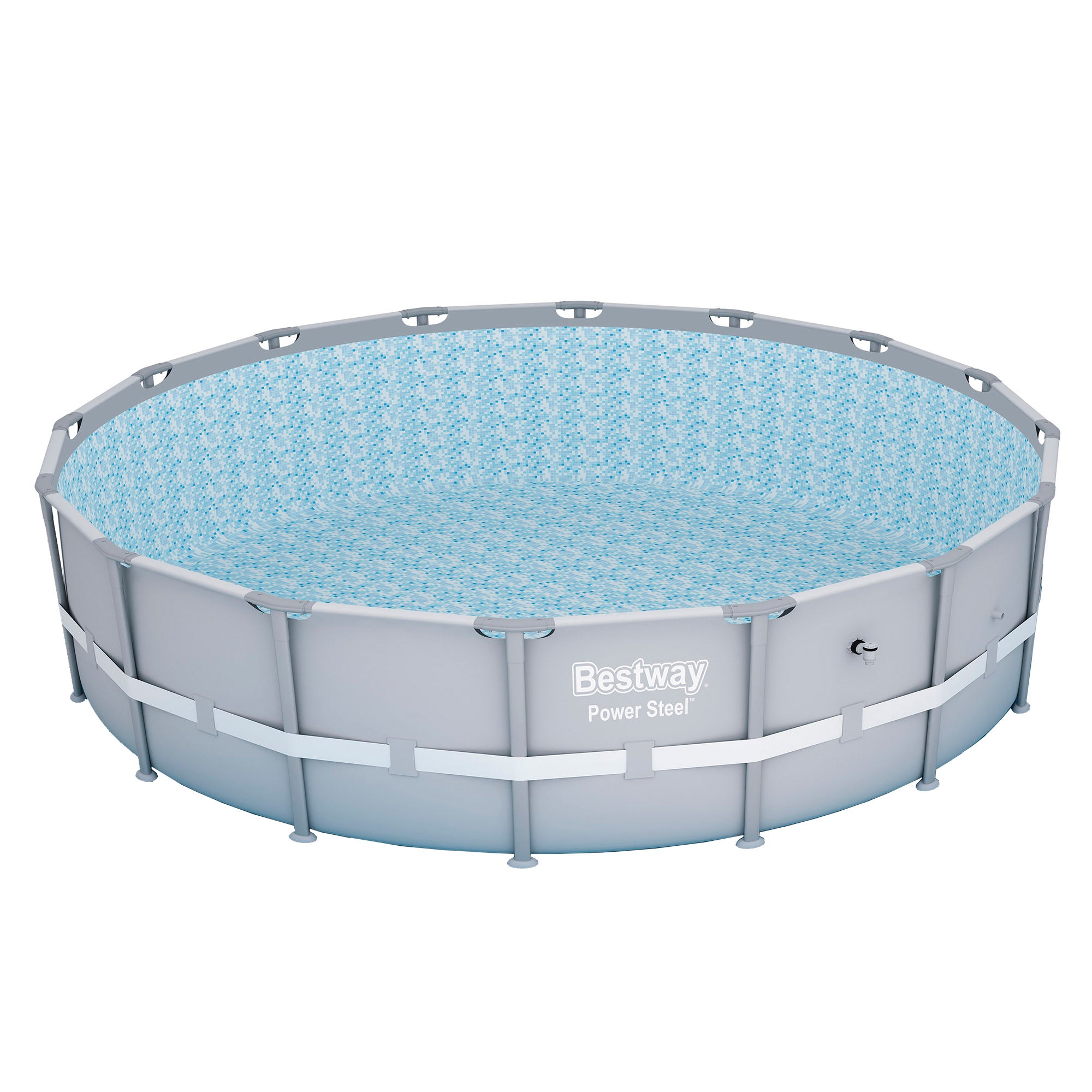 Bestway Power Steel Pro Round Frame Above Ground Swimming Pool (2 Pack)