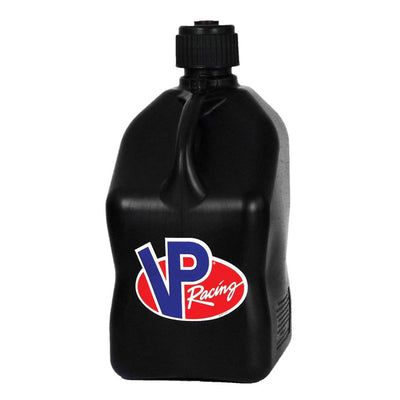 VP Racing Motorsport 5.5 Gal Square Plastic Utility Jugs, Black (2 Pack)