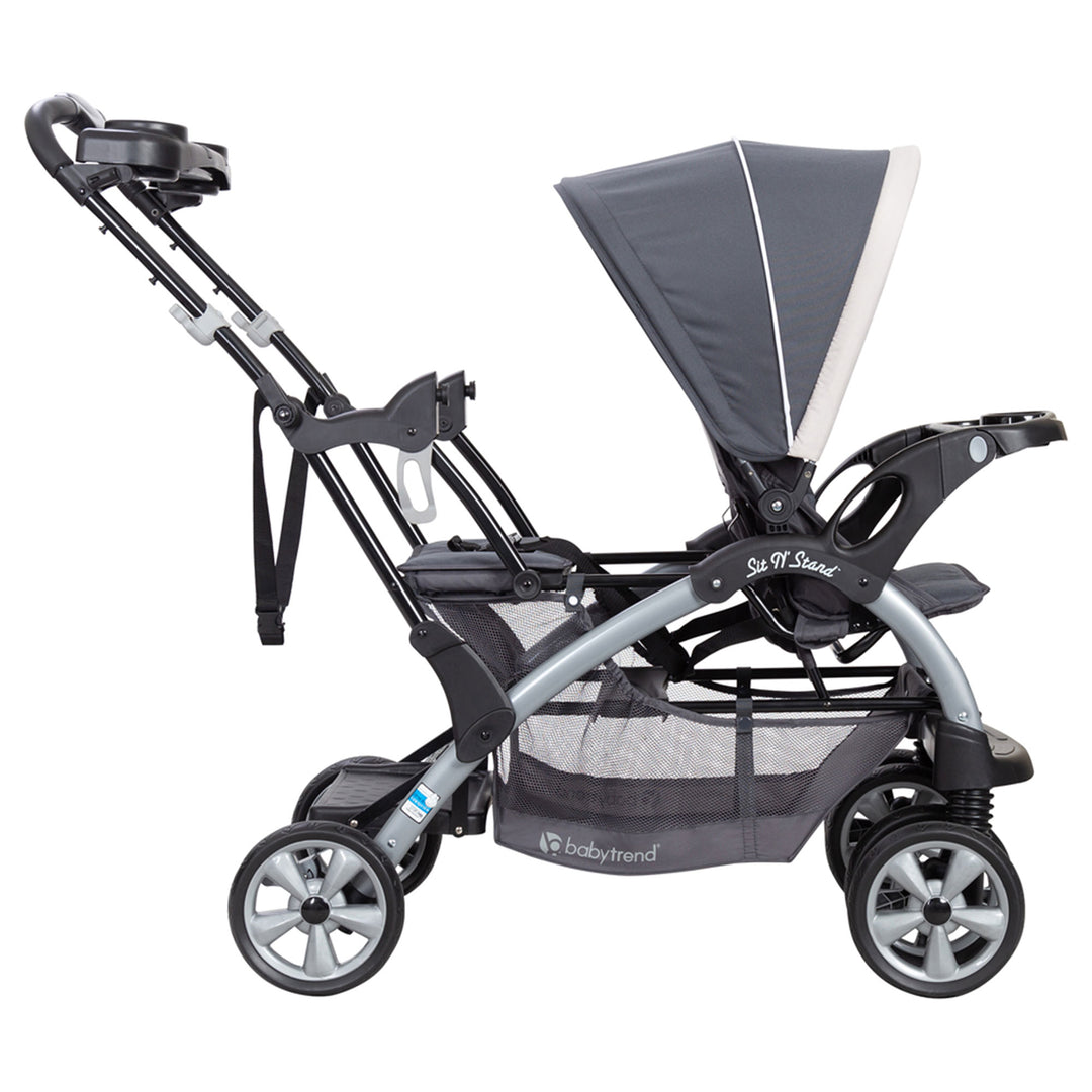 Sit N' Stand Easy Fold Travel Toddler/Baby Double Stroller (Used) - VMInnovations