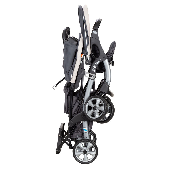 Baby Trend Sit N' Stand Easy Fold Twin Double Infant Toddler Stroller (Open Box)