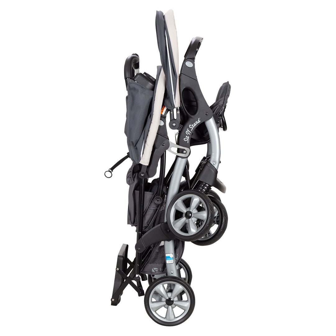 Baby Trend Sit N' Stand Easy Fold Travel Toddler Baby Double Stroller(For Parts) - VMInnovations