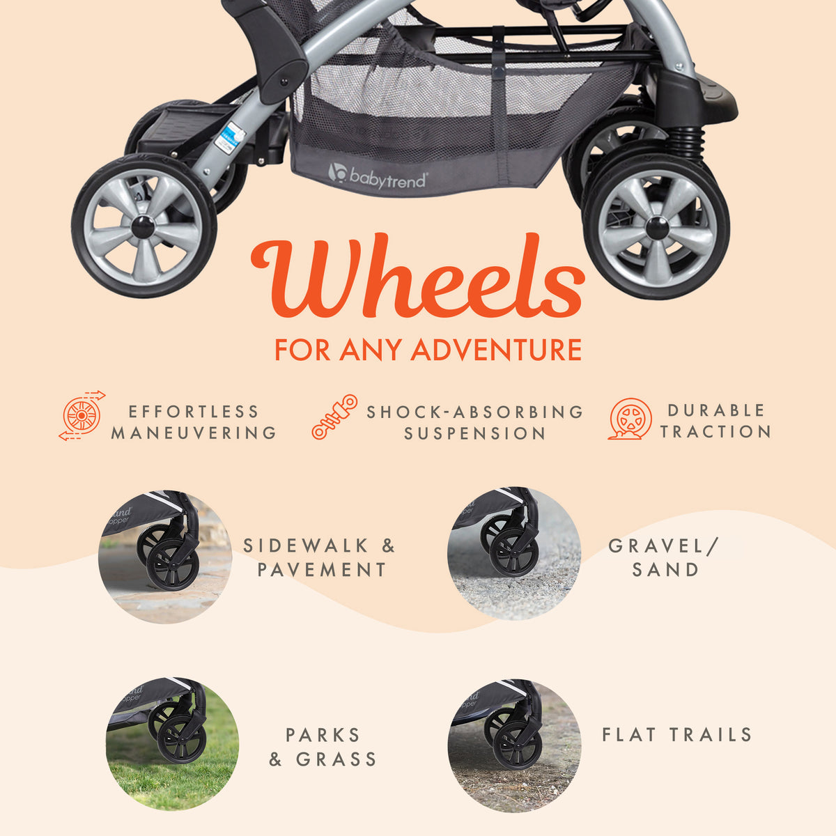 Sit N' Stand Easy Fold Travel Toddler/Baby Double Stroller (Used)