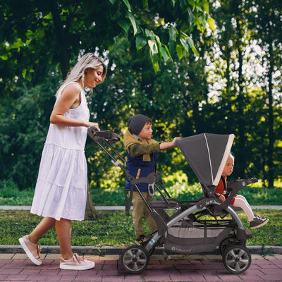 Baby Trend Sit N' Stand Easy Fold Travel Toddler Baby Double Stroller(For Parts) - VMInnovations