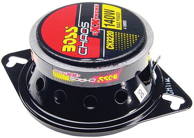 BOSS CH3220 3.5" 2-Way 140W Car Audio Coaxial Speakers Stereo Red PAIR (4 Pack)