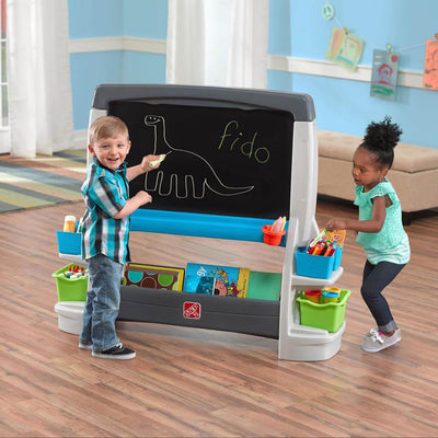 Step2 Oversized Whiteboard and Chalkboard Art Easel for Kids (Used)