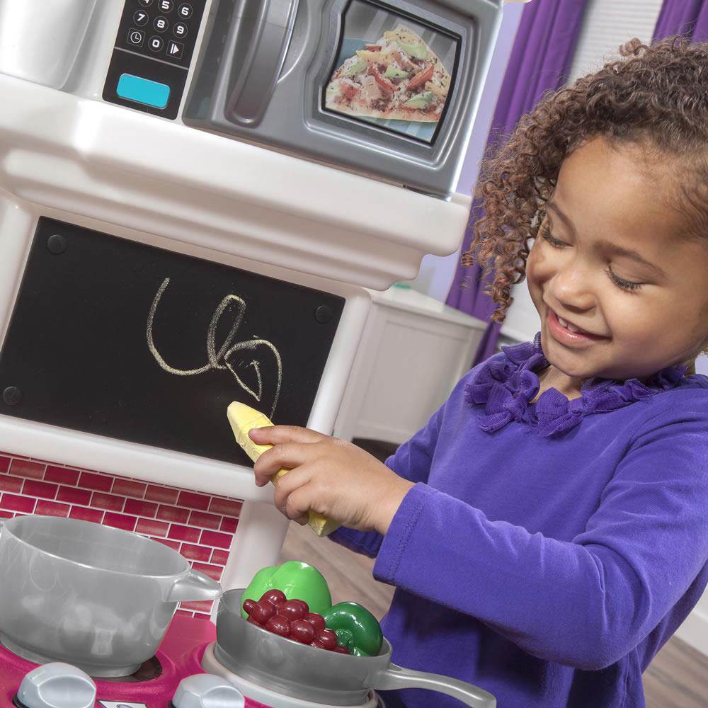 Step2 Great Gourmet Children Kids Play Kitchen Cooking Toy Set with Utensils