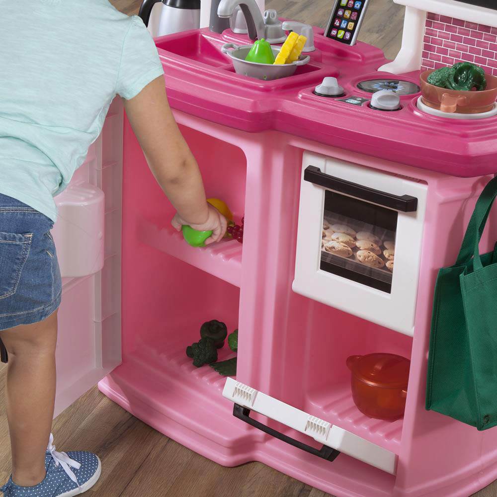 Step2 Great Gourmet Children Kids Play Kitchen Cooking Toy Set with Utensils