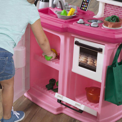 Step2 Great Gourmet Children Kids Play Kitchen Cooking Toy Set with Utensils