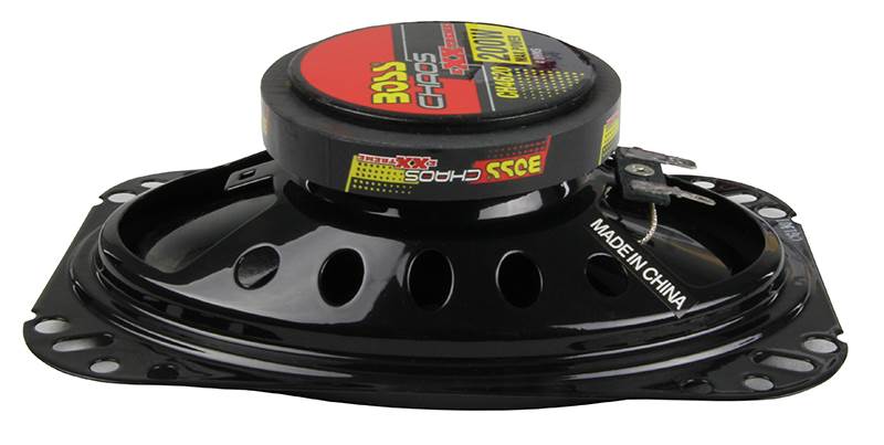 BOSS CH4620 4 x 6 Inch 200W 2 Way Car Coaxial Audio Speakers Stereo, Red (Pair)