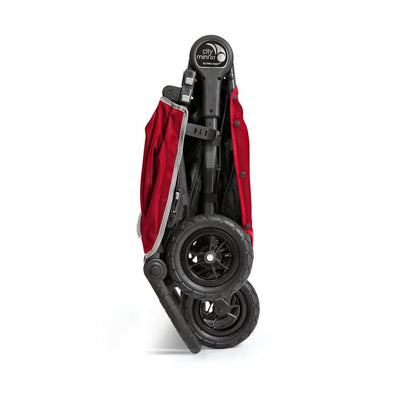 Baby Jogger City Mini GT Double Stroller with All Terrain Wheels, Crimson/Gray