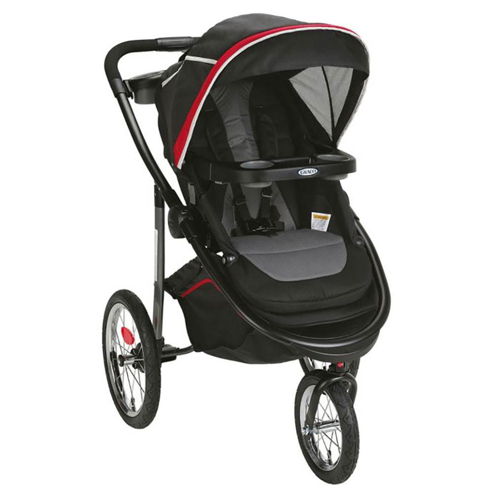 Graco Modes Jogger Lightweight Folding Compact Customizable Stroller, Chili Red