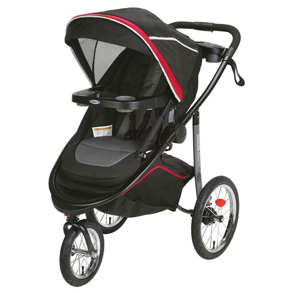Graco Modes Jogger Lightweight Folding Compact Customizable Stroller, Chili Red