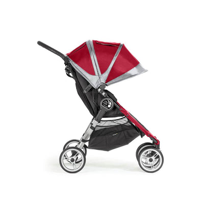 Baby Jogger City Mini Double Lightweight Folding Front Facing Stroller, Crimson