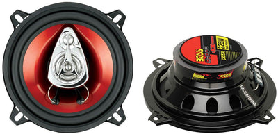 BOSS CH5530 5.25" 3-Way 225W Car Audio Coaxial Speakers Stereo PAIR Red