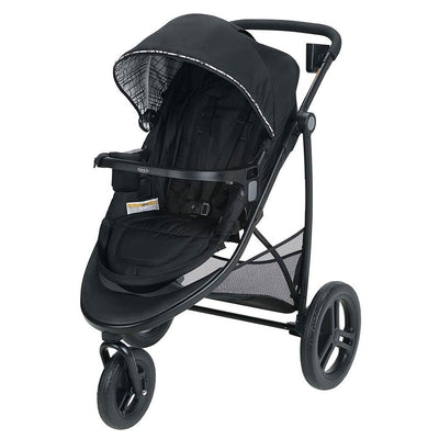 Graco Modes 3 Essentials LX Folding Infant Toddler Baby Stroller, Teigen Black - VMInnovations