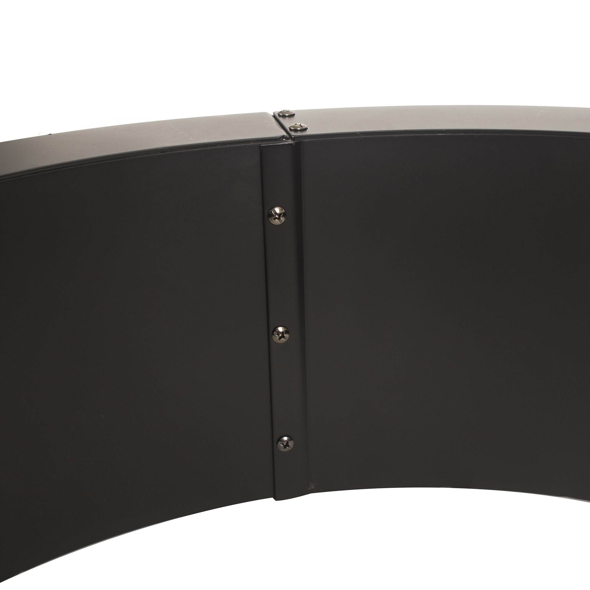 Pleasant Hearth Solid Steel 28" Garden and Patio Round Fire Pit Ring (Open Box)