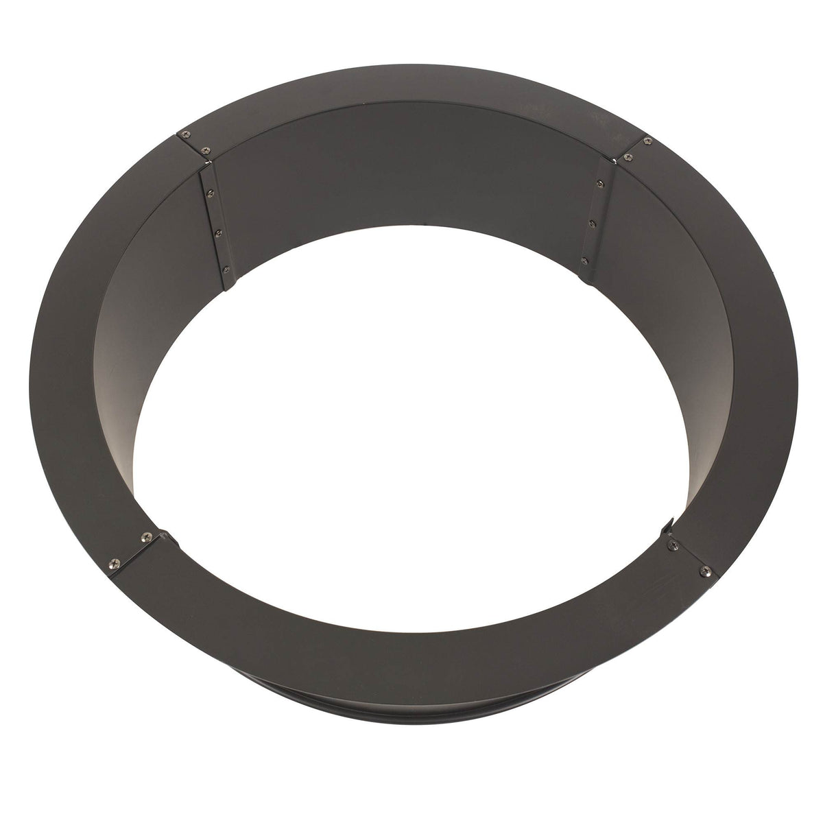 Pleasant Hearth Solid Steel 28" Garden and Patio Round Fire Pit Ring (Open Box)