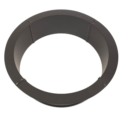 Pleasant Hearth Solid Steel 28" Garden and Patio Round Fire Pit Ring (Open Box)