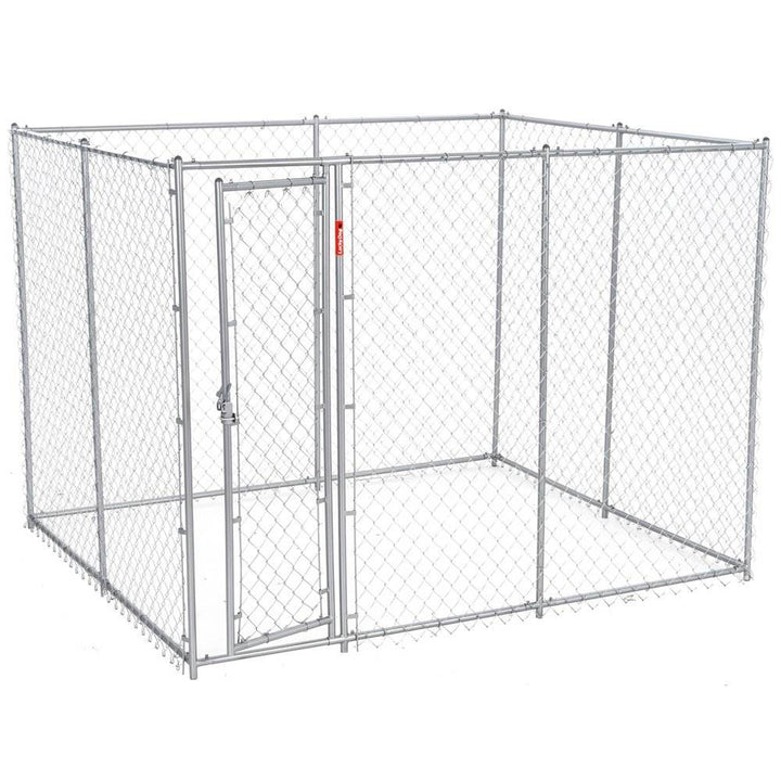 Lucky Dog 10 x 5 x 6" Heavy Duty Outdoor Chain Link Dog House Kennel (2 Pack)