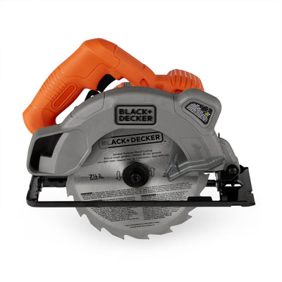 Black and Decker 13 Amp 7 1/4 Inch Corded Circular Saw w/ Laser Guide (Open Box) - VMInnovations