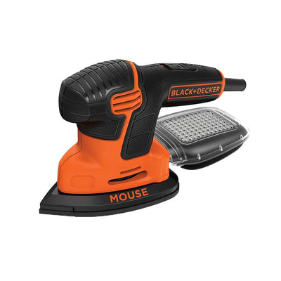 Black & Decker Mouse Corded Compact Detail Sander with Sand Paper (Open Box) - VMInnovations