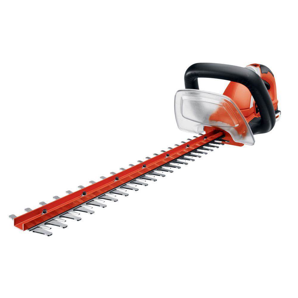 Black and Decker 22 Inch 20 Volt Lithium Ion Battery Powered Hedge Trimmer