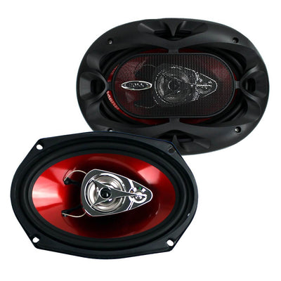 Boss Audio CH6930 Chaos Exxtreme 6x9" 3 Way 400 Watt Car Audio Speakers, Pair