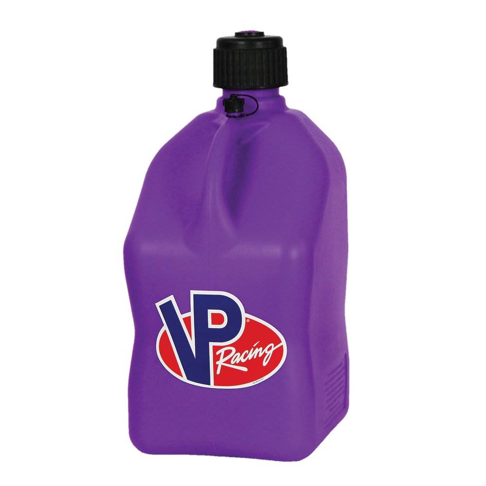 VP Racing 5.5 Gallon Utility Jugs w/ Deluxe Filler Hoses, Purple (4 Pack)