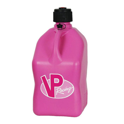VP Racing 5.5 Gallon Utility Jugs with 14 Inch Deluxe Hoses, Pink (2 Pack)