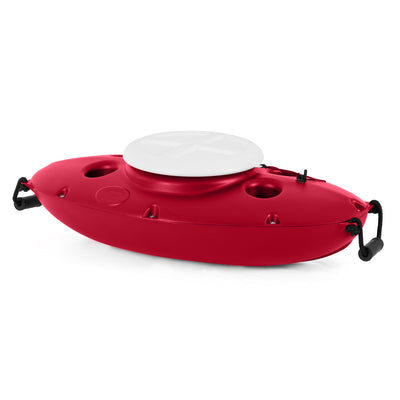 CreekKooler Floating Insulated 30 Quart Kayak Beverage Cooler, Red (Used) - VMInnovations