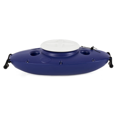 CreekKooler 30 Quart Camping Floating Water Companion Ice Chest Cooler, Blue - VMInnovations