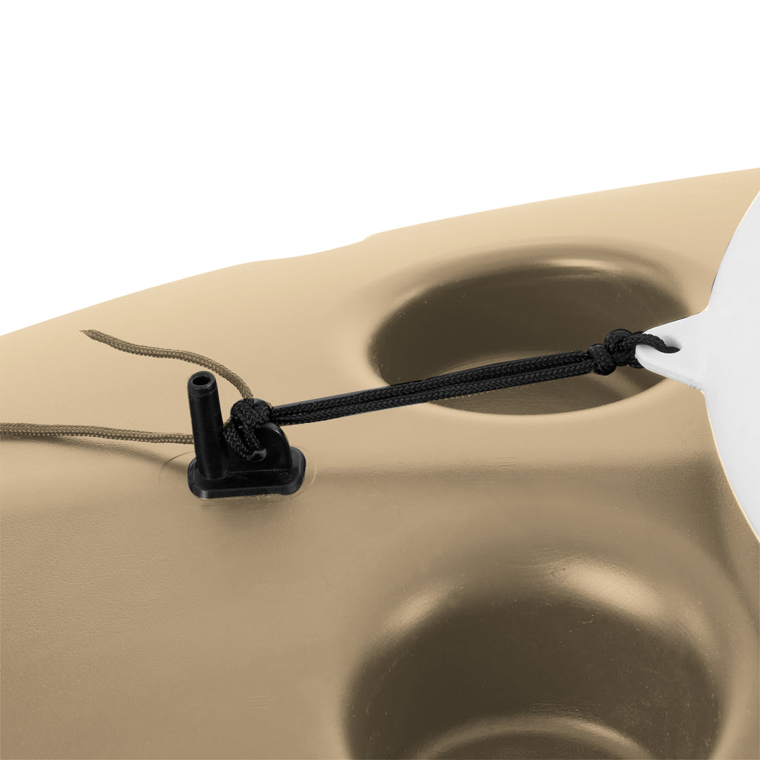 CreekKooler Floating Insulated 30 Quart Kayak Beverage Cooler, Tan (Open Box) - VMInnovations