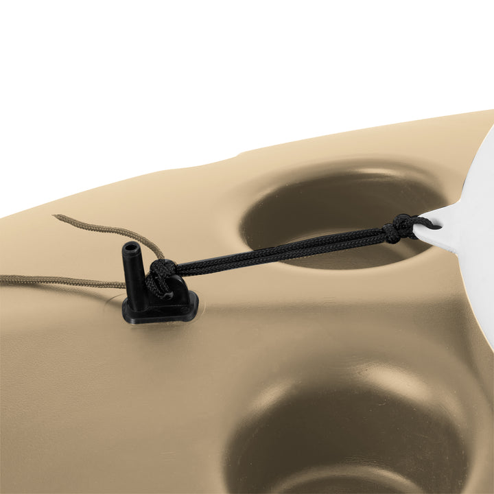 CreekKooler Floating Insulated 30 Quart Kayak Beverage Cooler, Tan (Open Box) - VMInnovations